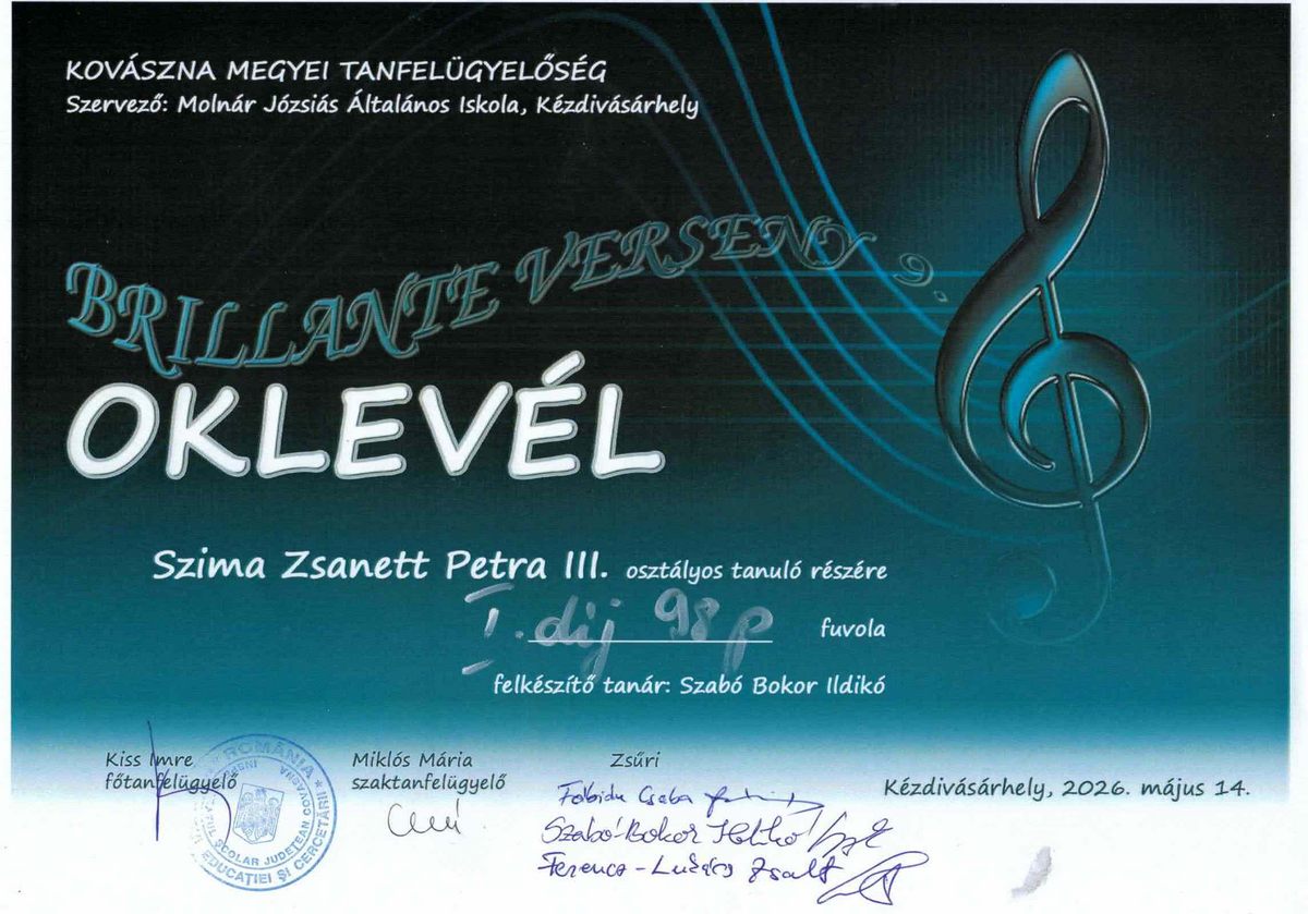 oklevél